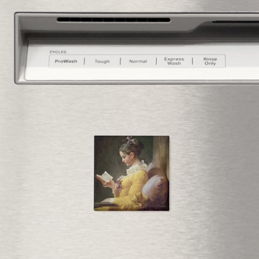 Young 読 Girl's, c.1776 マグネット (インサイチュ (食洗機))