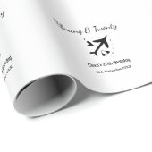 Young and twenty adventure happy birthday add name ラッピングペーパー (ロールコーナー)