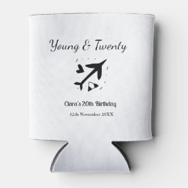 Young and twenty adventure happy birthday add name 缶クーラー