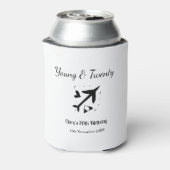 Young and twenty adventure happy birthday add name 缶クーラー (缶裏面)