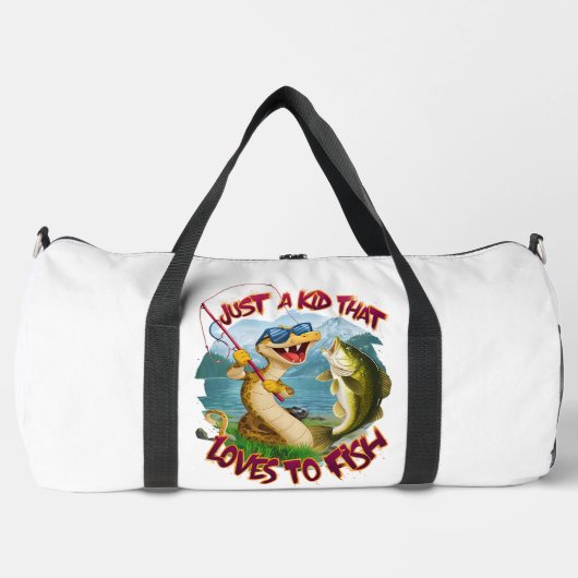 Young Anglers Spirit ダッフルバッグ (正面)