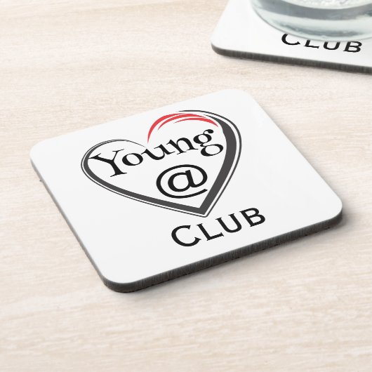 Young at Heart Club Beverage Coaster コースター (左側)