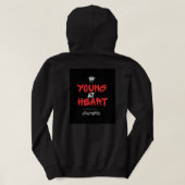Young at Heart Hoodie – Timeless Youthful Spirit Q パーカ (デザイン裏面)