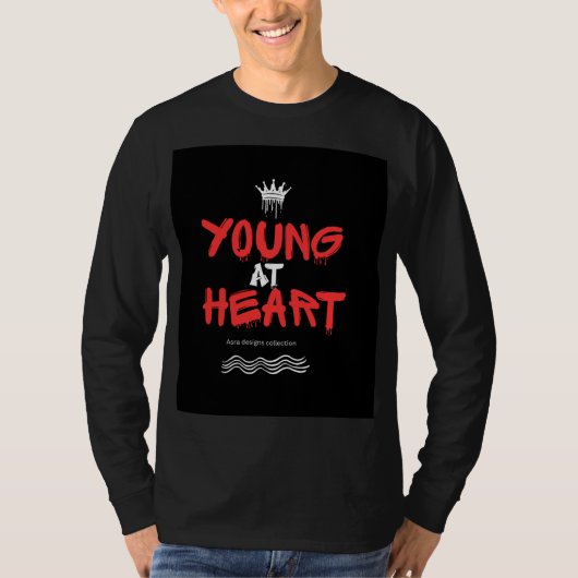Young at Heart Hoodie – Timeless Youthful Spirit Tシャツ (正面)