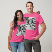 Young Barack Obama Patriotic Smoking Tシャツ (ユニセックス)