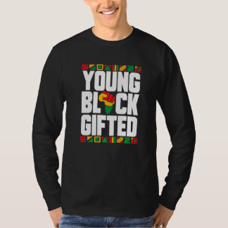 Young Black ed Black History Month Boys Girls Tシャツ
