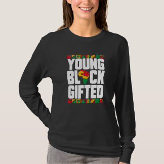 Young Black ed Black History Month Boys Girls Tシャツ