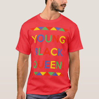 Young Black Queen LGBTプライド月  Tシャツ