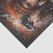 Young Brave & Eagle Headdress Decoupage 薄葉紙 (詳細)