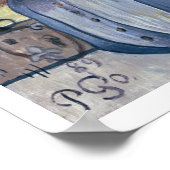 Young Breton Woman, 1889 (キャンバス油) ポスター (角)