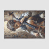 Young Cellist Decopage 薄葉紙 (正面)