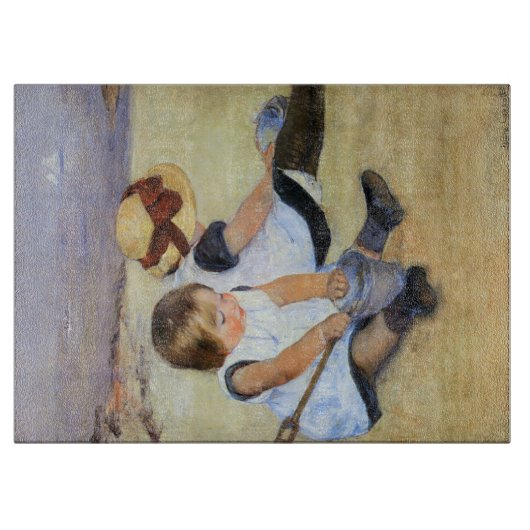 Young Children'遊's on theビーチ(Mary Cassatt) カッティングボード (正面)