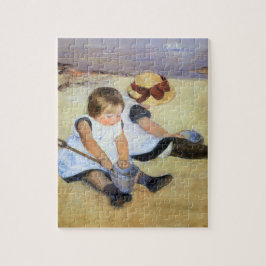 Young Children'遊's on theビーチ(Mary Cassatt) ジグソーパズル