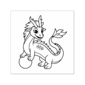 Young Chinese Dragon セルフインキングスタンプ (デザイン)