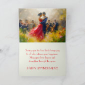 YOUNG COUPLE ANNIVERSARY CARD サンキューカード (内部)