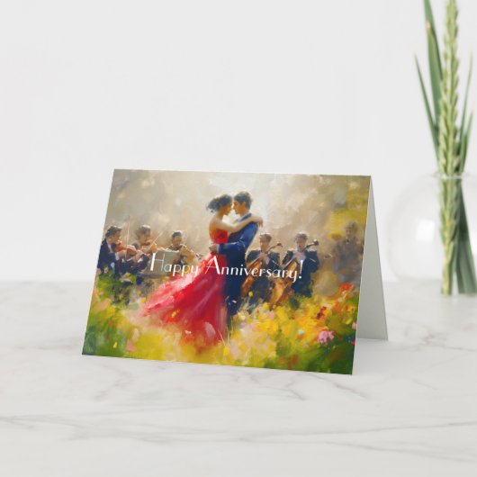 YOUNG COUPLE ANNIVERSARY CARD サンキューカード (正面)