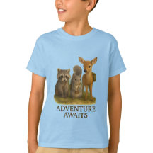Young Critters Club Tee #1 - "Adventure Awaits"