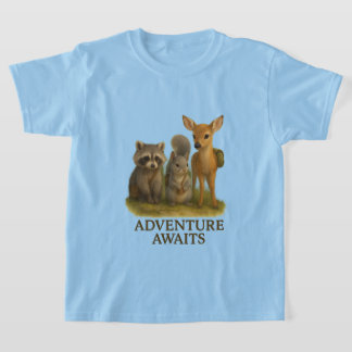 Young Critters Club Tee #1 - "Adventure Awaits" Tシャツ