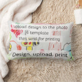 young designers kids hand drawn art ランバークッション (ブランケット)