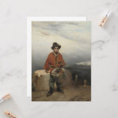 Young Drummer Boy (by Gerolamo Induno) カード (正面/裏面インサイチュ)