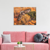 Young Eagle Wings Autumn Canvas Print キャンバスプリント (インサイチュ (リビング))