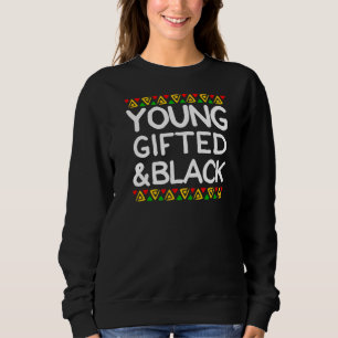 Young Ed and Black Black Girl魔法とBlack His スウェットシャツ