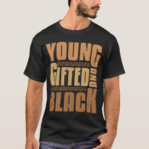 Young ed and Black Black Girl魔法とBlack His Tシャツ