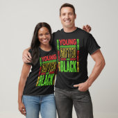 Young ed and Black Black History Month 1 Tシャツ (ユニセックス)