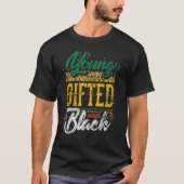 Young ed And Black Black History Month African Ame Tシャツ (正面)