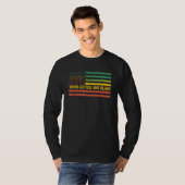 Young Ed and Black Historyアメリカ国旗 Tシャツ (正面フル)