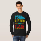 Young ed Black4 Black Magic Girl and Black History Tシャツ (正面フル)