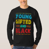 Young ed Black4 Black Magic Girl and Black History Tシャツ (正面)