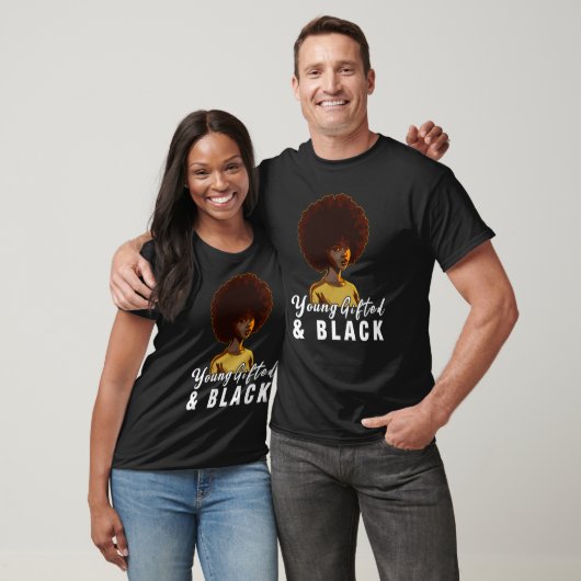 Young ed & Black African American Black History Mo Tシャツ (ユニセックス)