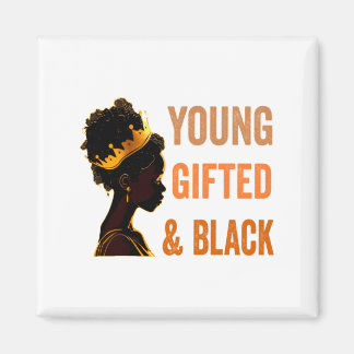 Young Ed Black African American History Girl You T マグネット