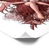 Young Fairy with Flowers by Al Rio フォトプリント (角)