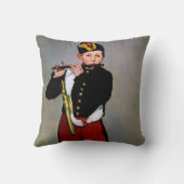 Young Flutist, The Fifer, Edouard Manet, 1866 クッション (裏面)