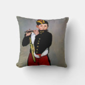 Young Flutist, The Fifer, Edouard Manet, 1866 クッション (正面)