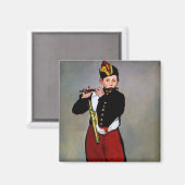 Young Flutist, The Fifer, Edouard Manet, 1866 マグネット (正面/裏面)