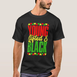 Young Gifted & Black History Apparel, African Men  Tシャツ
