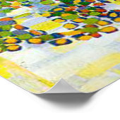 Young Girl ランニング's on a Balcony ポスター (角)