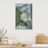 Young Girl at Window, Mary Cassattファインアートポスター ポスター (キッチン)