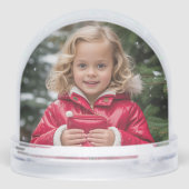 Young Girl in Red Christmas写真 (裏面)