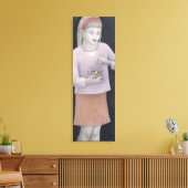 Young Girl with Sweets 2007 キャンバスプリント (インサイチュ (リビング))