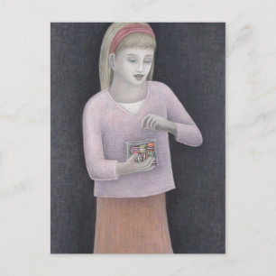 Young Girl with Sweets 2007 ポストカード