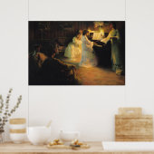 Young Girls at a Piano, 1906 ポスター (キッチン)