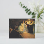 Young Girls at a Piano, 1906 ポストカード (スタンド正面)