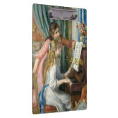 Young Girls at Piano – ピエールルノアール クリップボード (右)