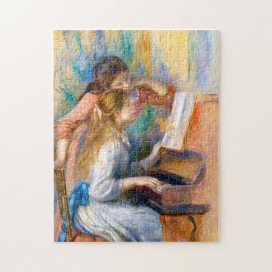 Young Girls at the Piano(ルノアール) ジグソーパズル (縦)