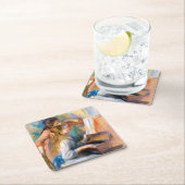 Young Girls at the Piano(ルノアール) スクエアペーパーコースター (インサイチュ)