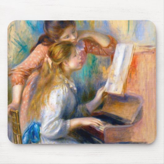 Young Girls at the Piano(ルノアール) マウスパッド (正面)